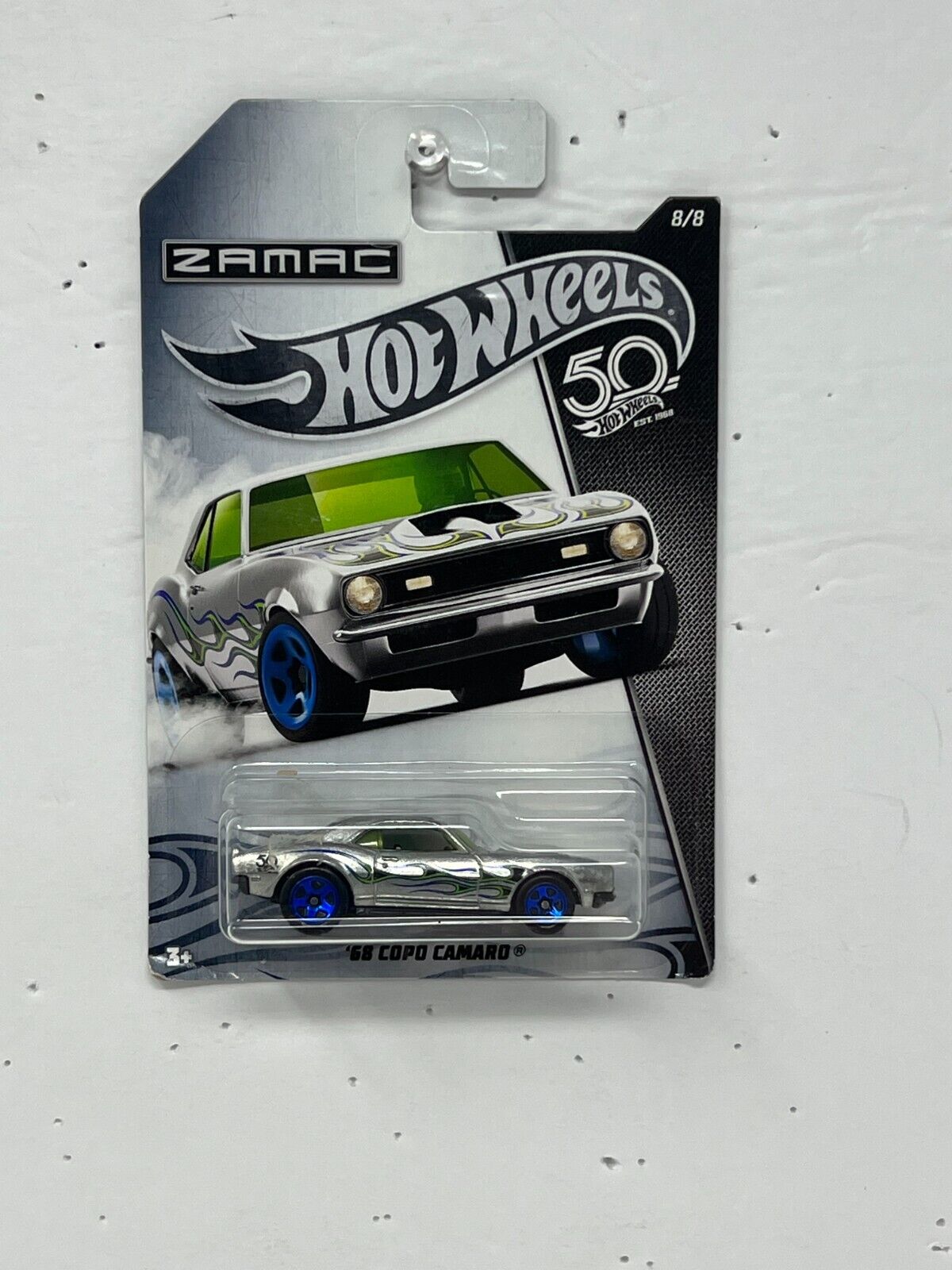 Hot Wheels Zamac '68 COPO Camaro Muscle Car 1:64 Diecast