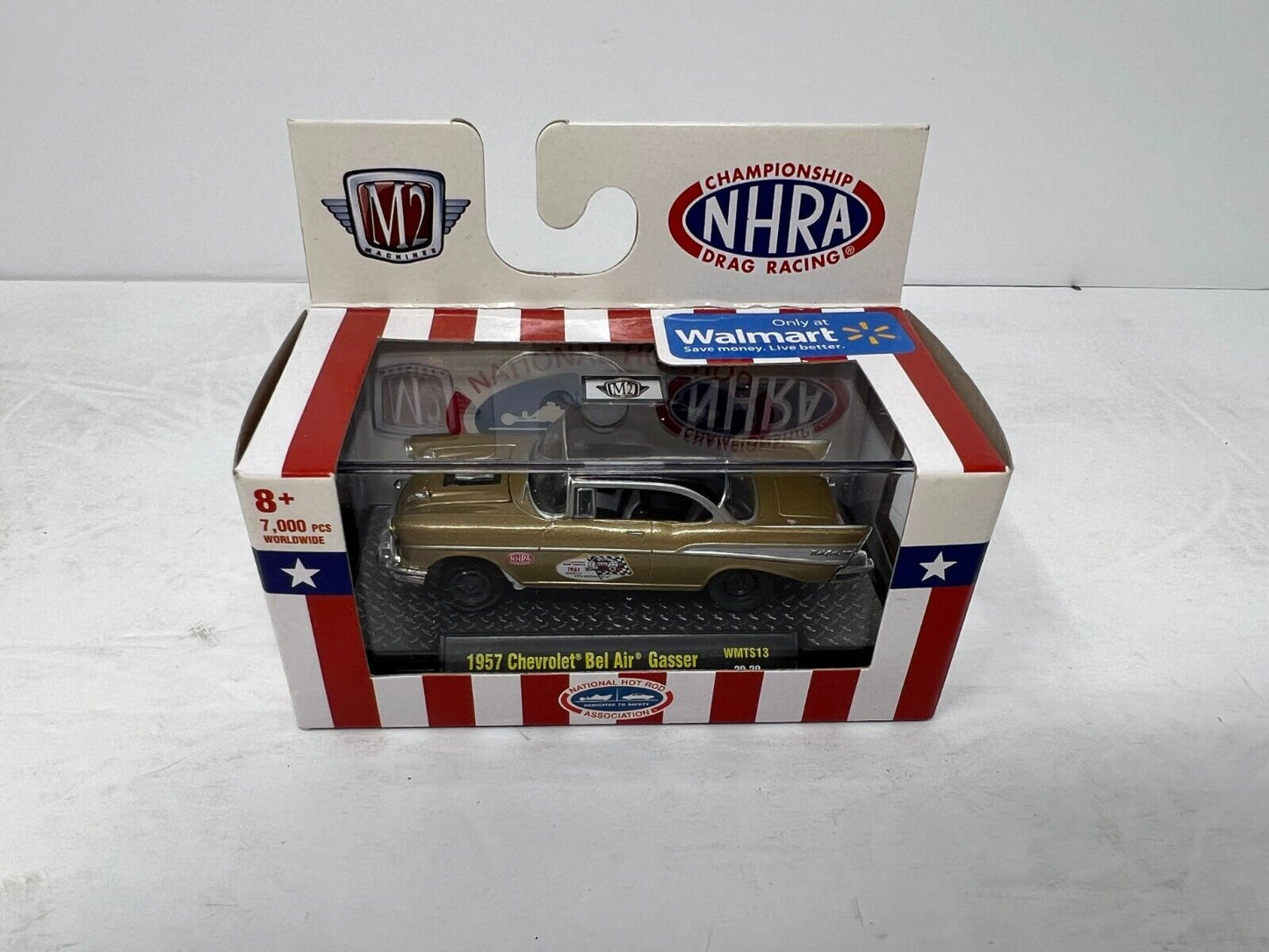 M2 Machines NHRA 1957 Chevrolet Bel Air WMTS13 1:64 Diecast