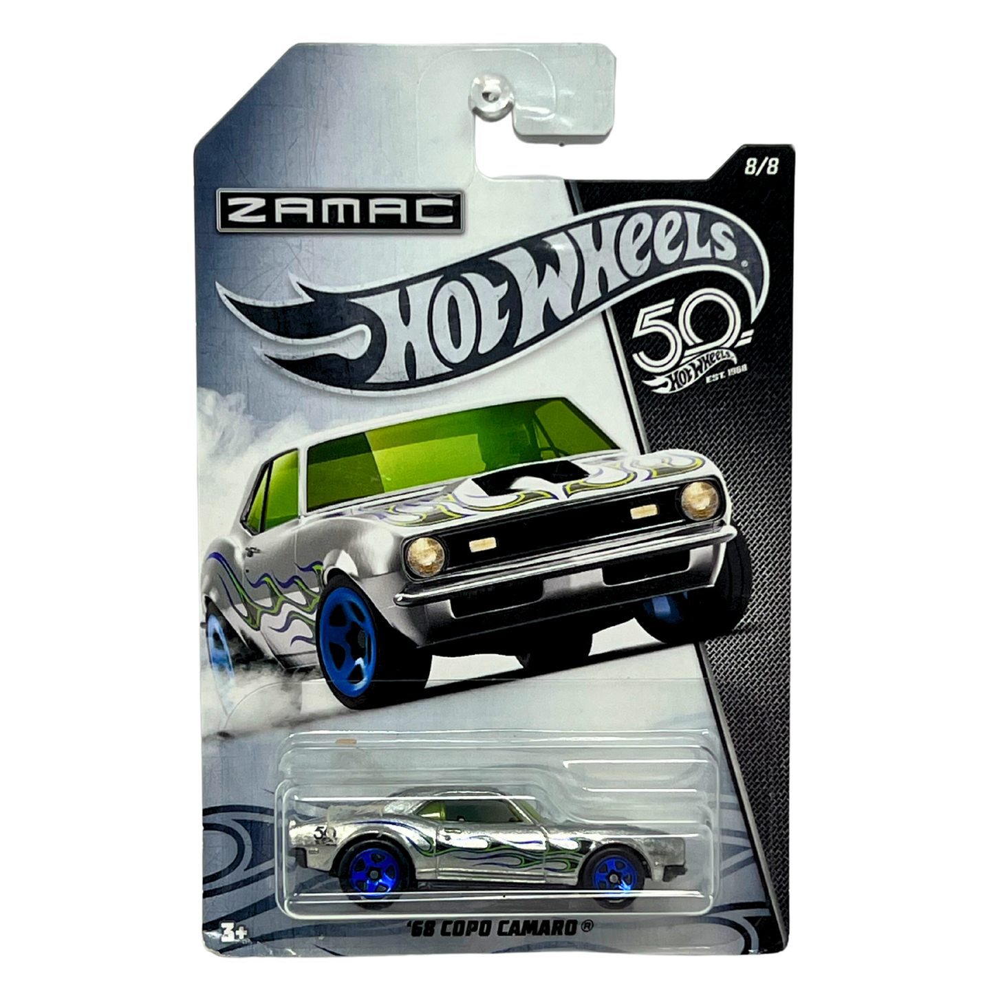 Hot Wheels Zamac '68 COPO Camaro Muscle Car 1:64 Diecast