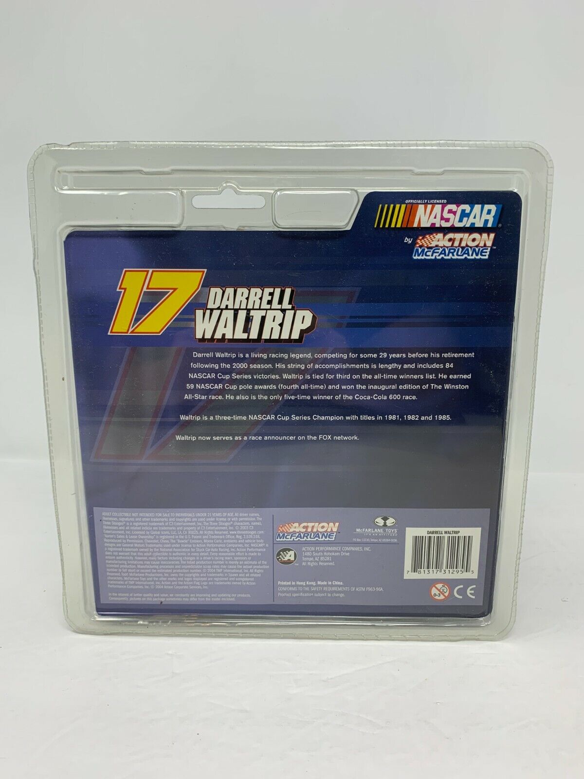 McFarlane Nascar #17 Darrell Waltrip Series 3 Limited Edition Action Figurine