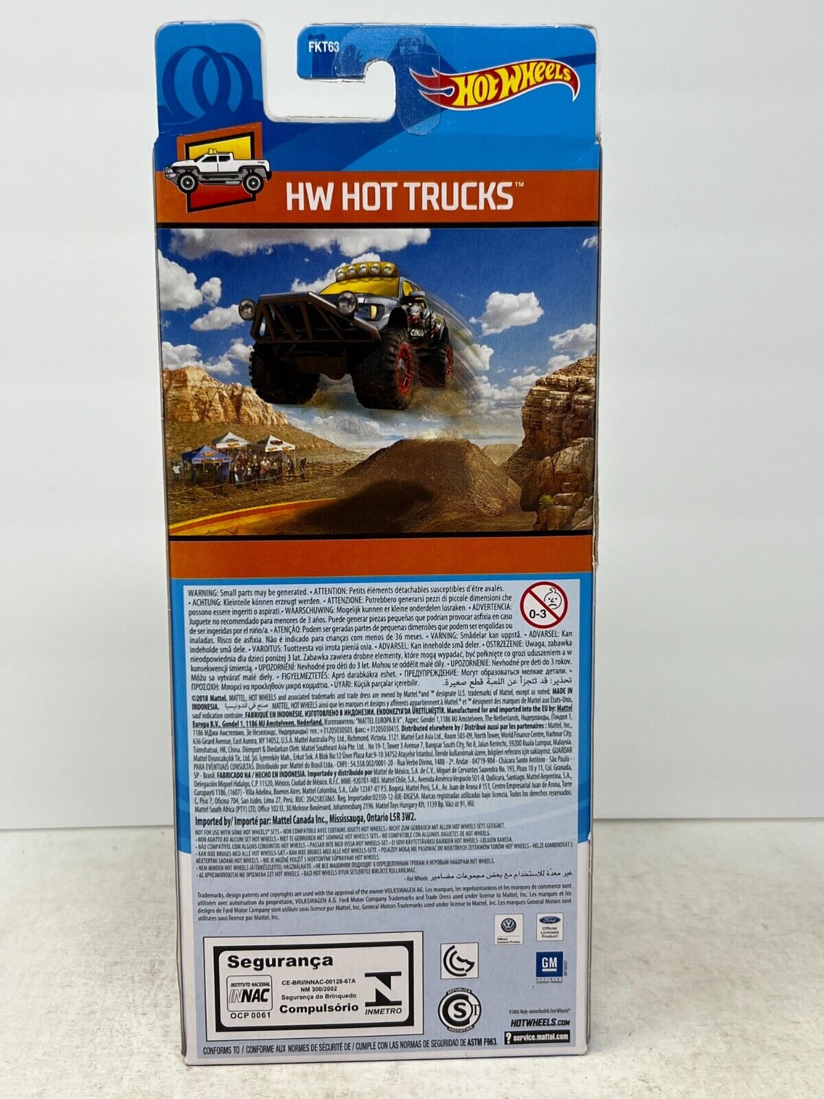 Hot Wheels 2018 HW Hot Trucks 5-Car Set 1:64 Diecast Gift Pack