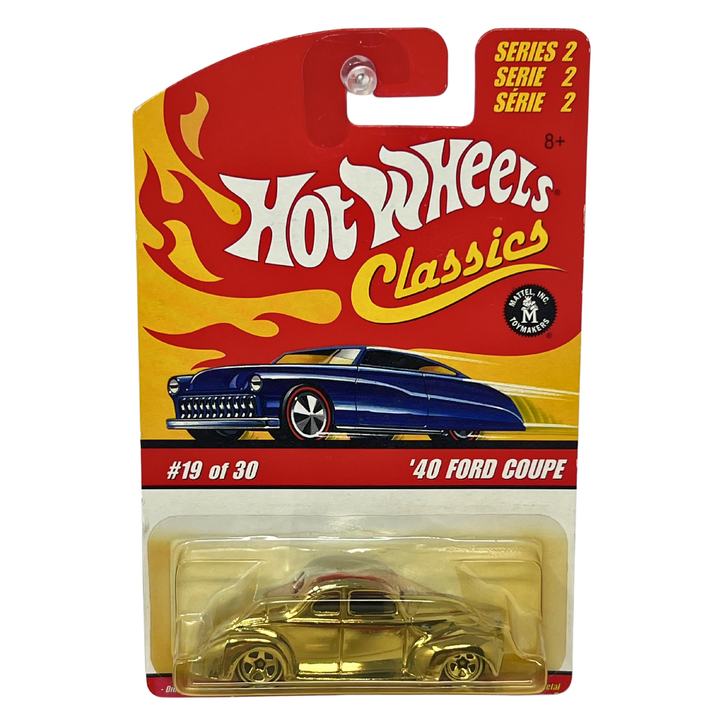 Hot Wheels Classics Series 2 '40 Ford Coupe Muscle Car 1:64 Diecast Gold