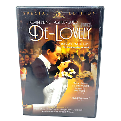 De-Lovely (DVD) Music Biography Brand New and Sealed!!!