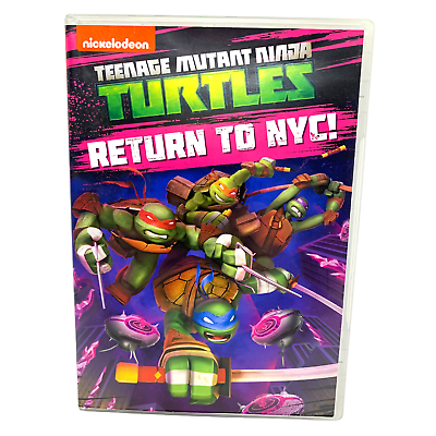 Teenage Mutant Ninja Turtles Return to NYC! (DVD) Kids Cartoon Good Condition!!!