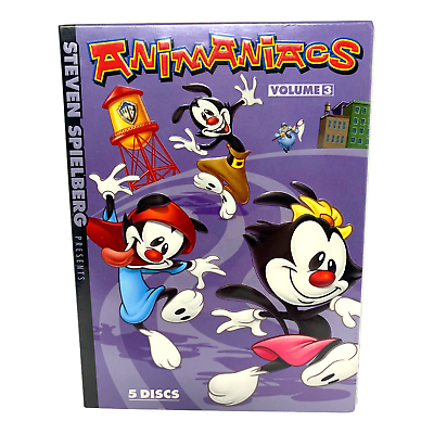 Animaniacs Volume 3 (DVD) TV Series Boxset Brand New and Sealed!!!