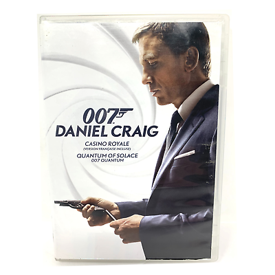 007 James Bond Quantum of Solace / Casino Royale (DVD) Action Good Condition!!!