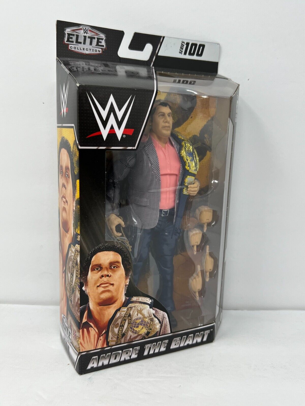 WWE Andre the Giant Elite Collection Series 100 Action Figure Championship Belt