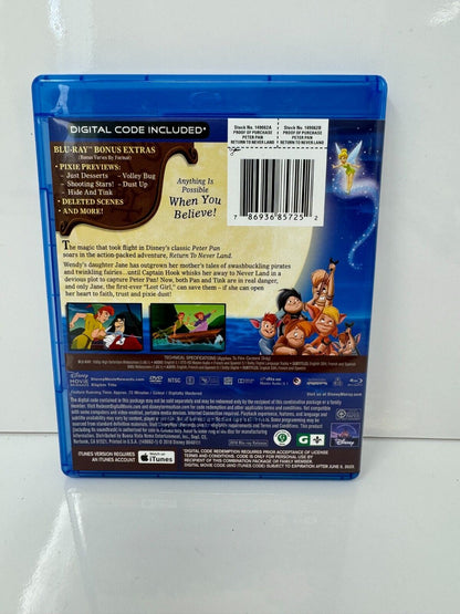 Return to Never Land (Blu-ray) Disney Good Condition!!!