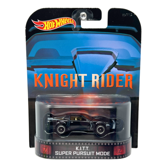 Hot Wheels Retro Entertainment Knight Rider K.I.T.T. Super Pursuit 1:64 Diecast