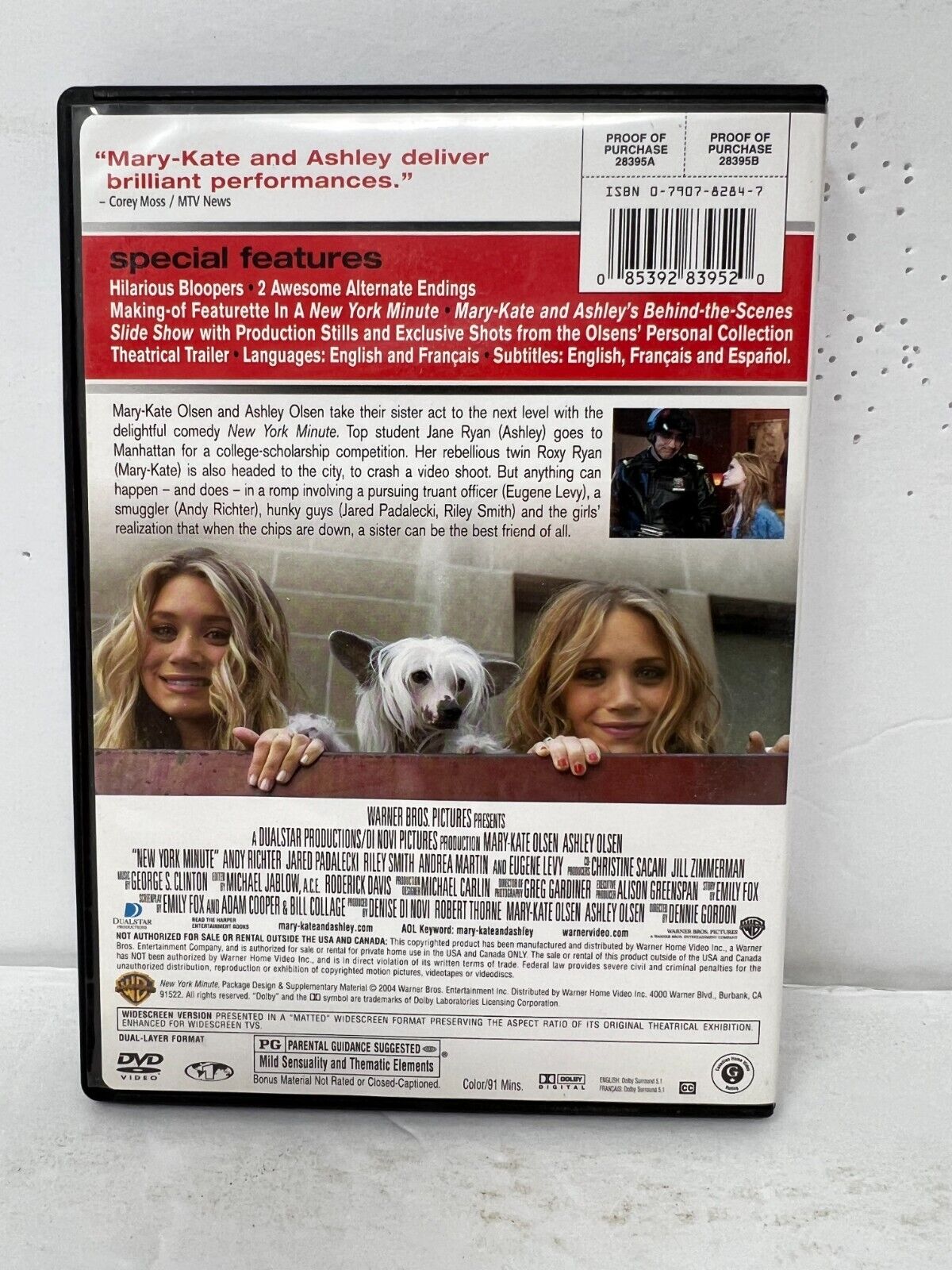 New York Minute (DVD) Family Good Condition!!!