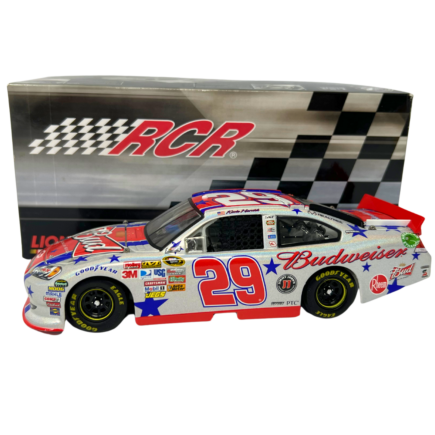 Lionel Nascar #29 Kevin Harvick Budweiser 4th of July Flashcoat 1:24 Diecast