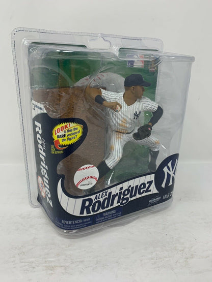 McFarlane MLB Series 29 Alex Rodriguez New York Yankees White Pinstripes Jersey