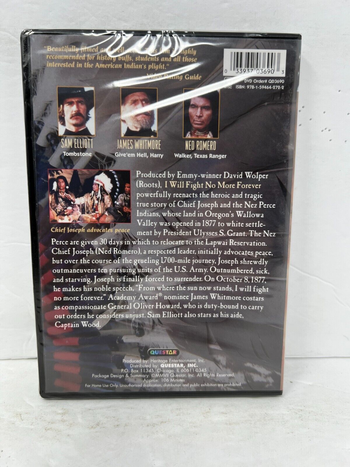 I Will Fight No More Forever (DVD) Western Brand New and Sealed!!!