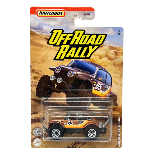 Matchbox Offroad Rally Volkswagen Beetle 4x4 1:64 Diecast V2