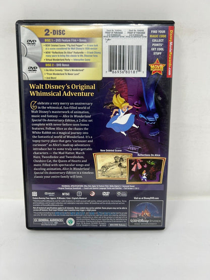 Alice in Wonderland (DVD) Disney Classic Good Condition!!!