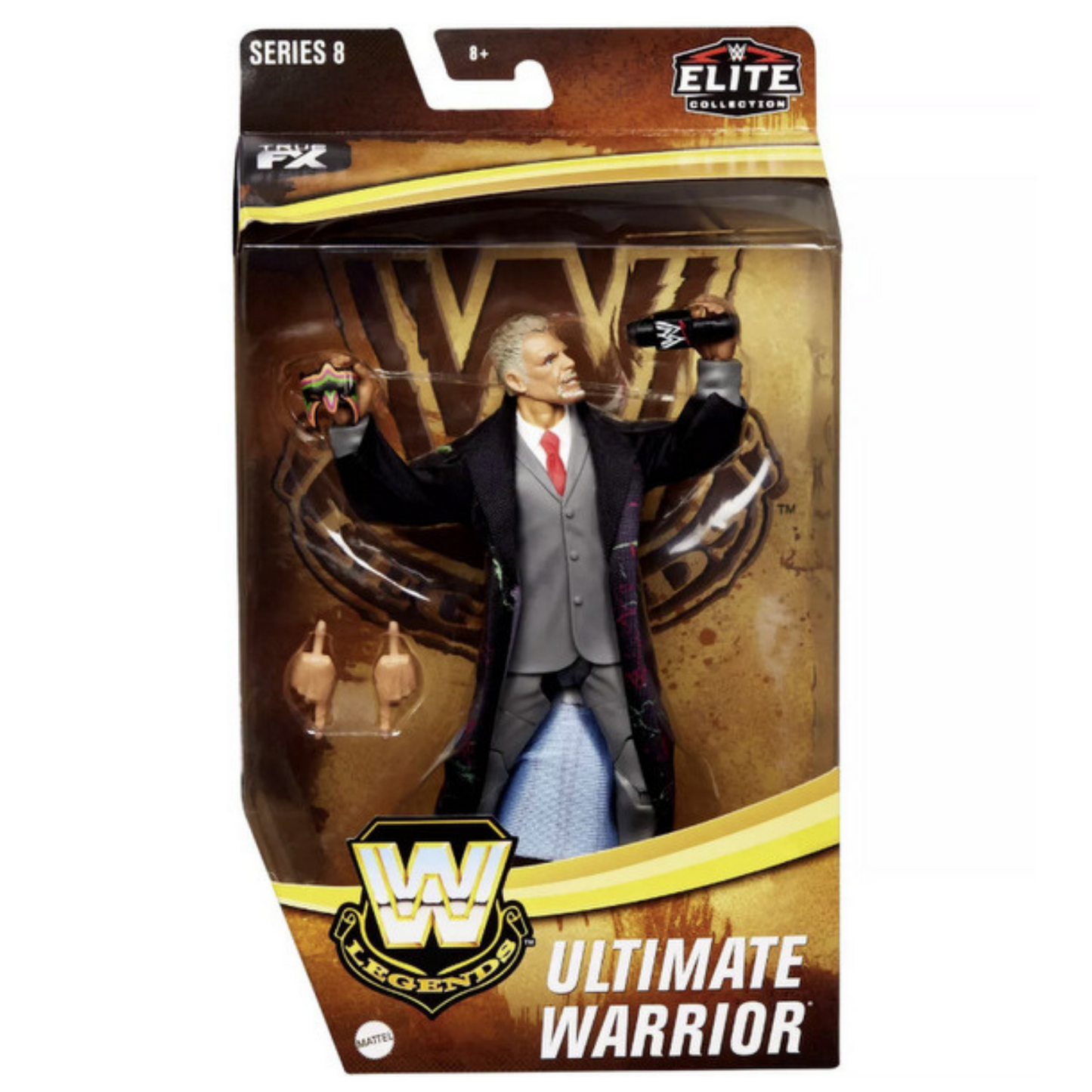 Mattel WWE Ultimate Warrior Elite Collection Legends Series 8  Exclusive