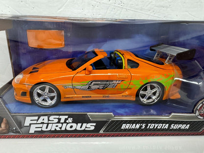 Jada Fast & Furious Brian's Toyota Supra 1:24 Diecast