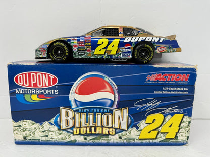 Action Nascar #24 Jeff Gordon Pepsi Billion Dollar Monte Carlo 1:24 Diecast