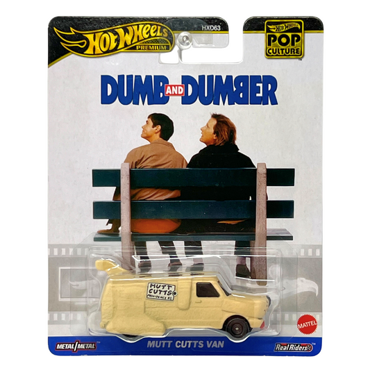 Hot Wheels Premium Dumb and Dumber Mutt Cutts Van 1:64 Diecast Real Riders