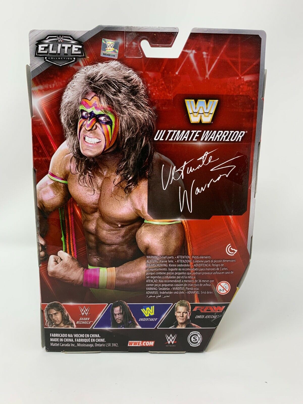 WWE Ultimate Warrior Elite Collection Lost Legends Wrestling Action Figure