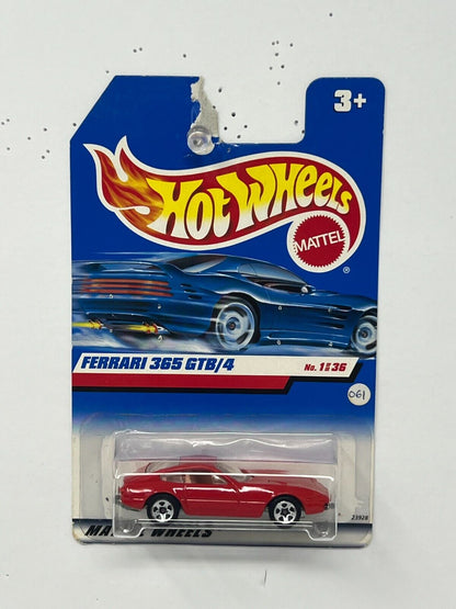 Hot Wheels Ferrari 365 GTB4 Red 1:64 Diecast