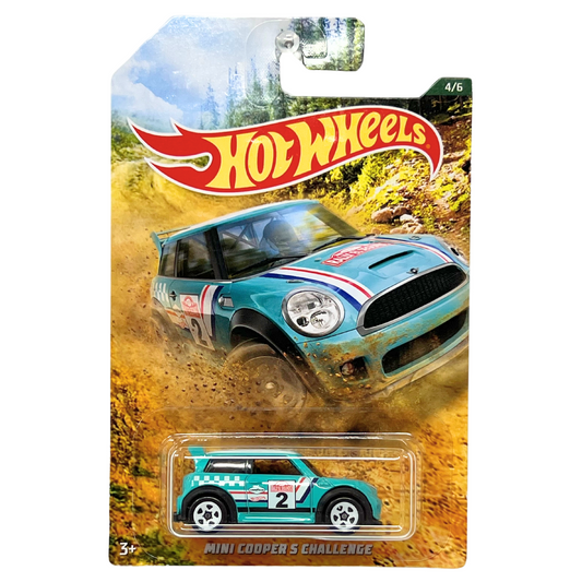 Hot Wheels Rally Sport Mini Cooper S Challenge European Car 1:64 Diecast V2