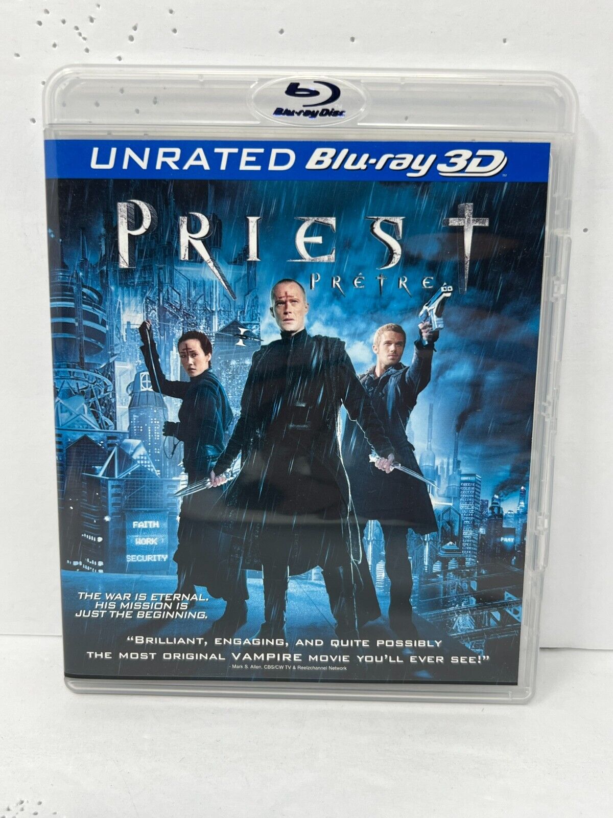 Priest (Blu-ray 3D) Fantasy Good Condition!!!