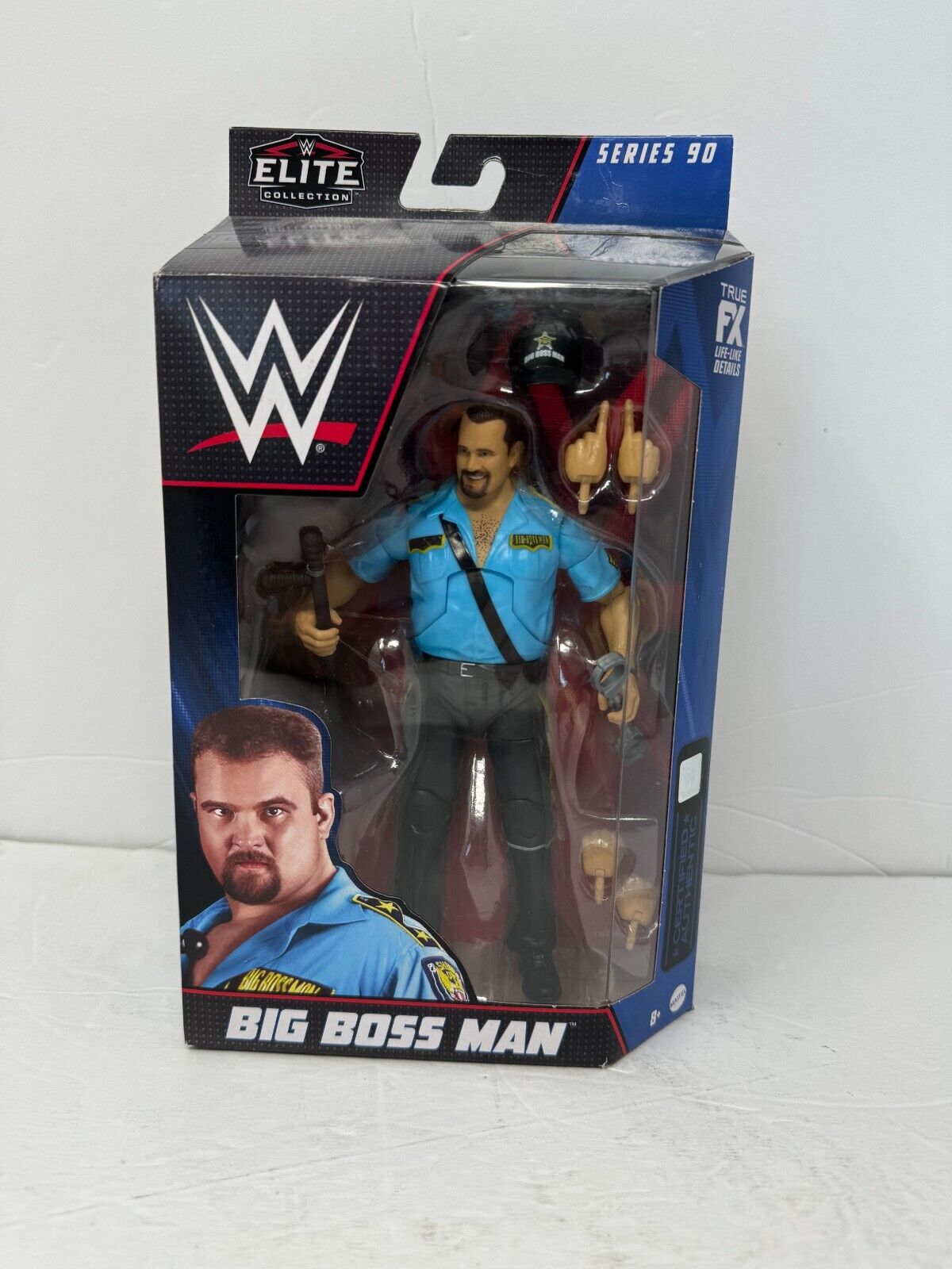 WWE Big Boss Man Elite Collection Series 90 Action Figure 2021 Mattel