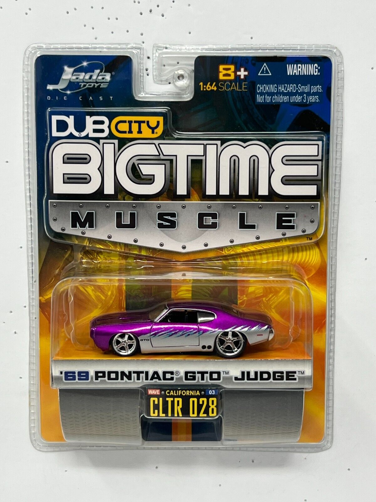 Jada Dub City Bigtime Muscle 1969 Pontiac GTO Judge 1:64 Diecast