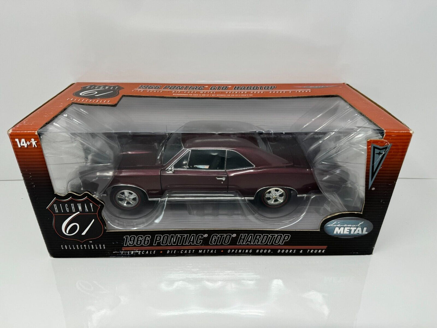 Highway 61 1966 Pontiac GTO Hardtop 1:18 Diecast