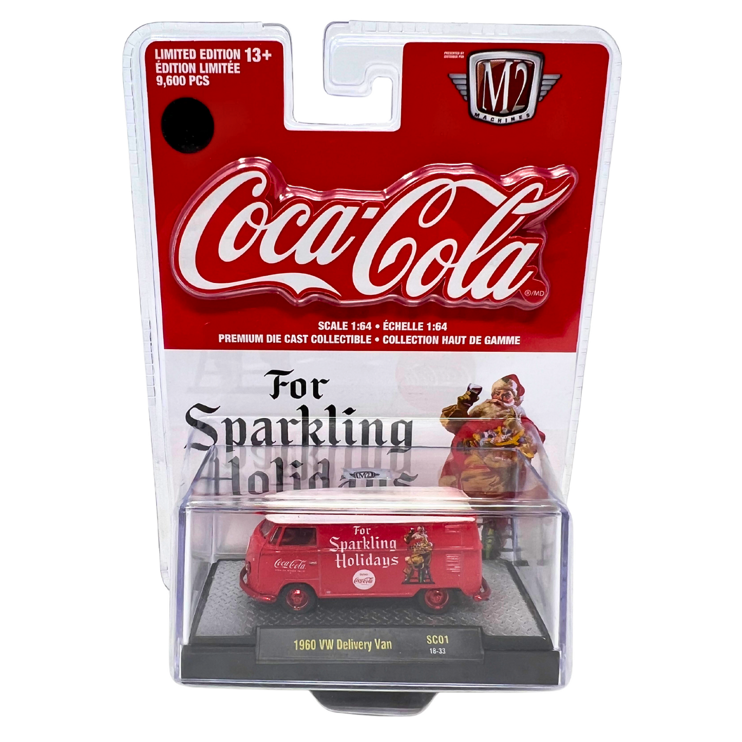 M2 Machines Coca-Cola CHASE 1960 Volkswagen Delivery Van 1:64 Diecast