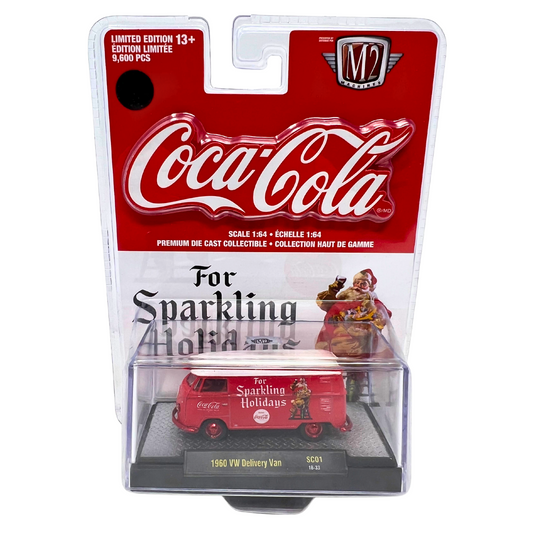 M2 Machines Coca-Cola CHASE 1960 Volkswagen Delivery Van 1:64 Diecast