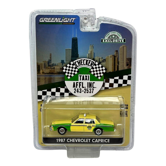 Greenlight Hobby Exclusive Checker 1987 Chevrolet Caprice 1:64 Diecast