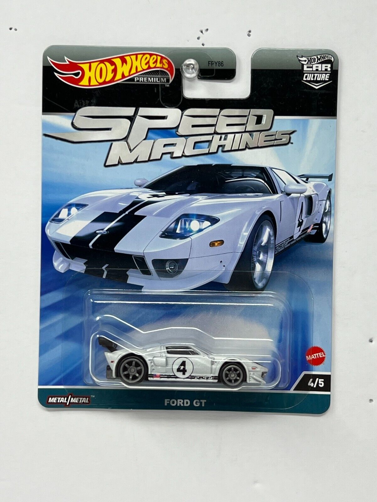 Hot Wheels Premium Speed Machines Ford GT 1:64 Diecast Car Culture