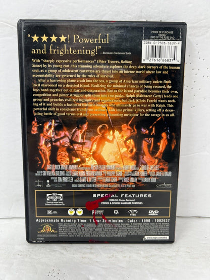 Lord of the Flies (DVD) Adventure Good Condition!!!