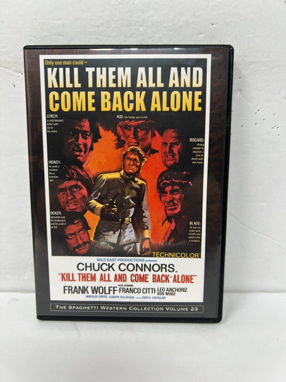 Kill Them All and Come Back Alone (DVD) Western Good Condition!!!