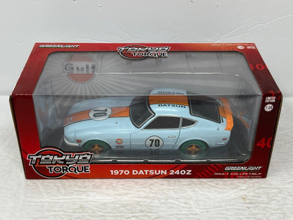 Greenlight Tokyo Torque 1970 Datsun 240Z GREEN MACHINE 1:24 Diecast