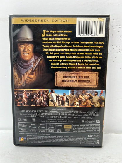 The Undefeated (DVD) John Wayne Western Good Condition!!!