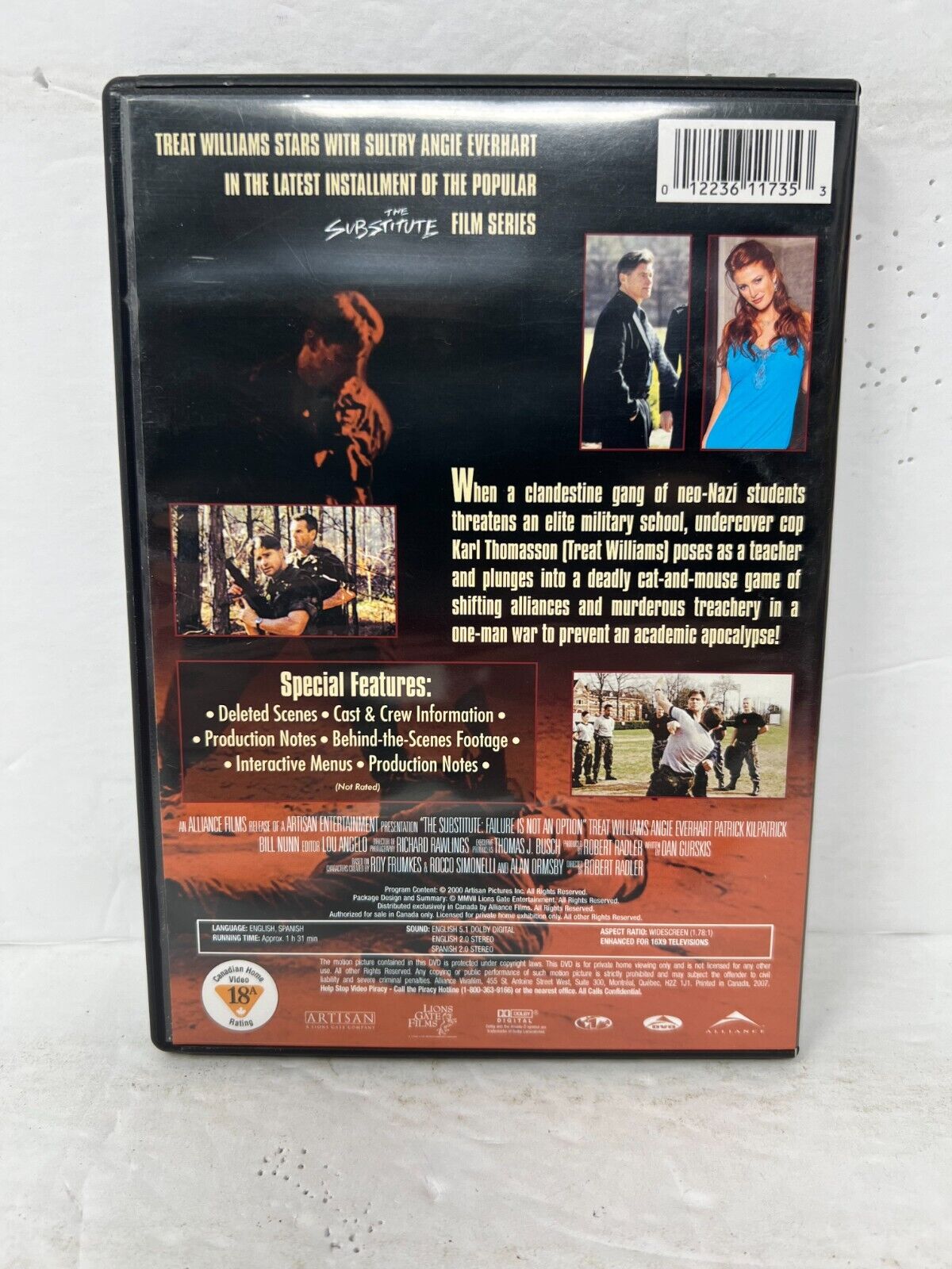 The Substitute: Failure Is Not an Option (DVD) Action Good Condition!!!