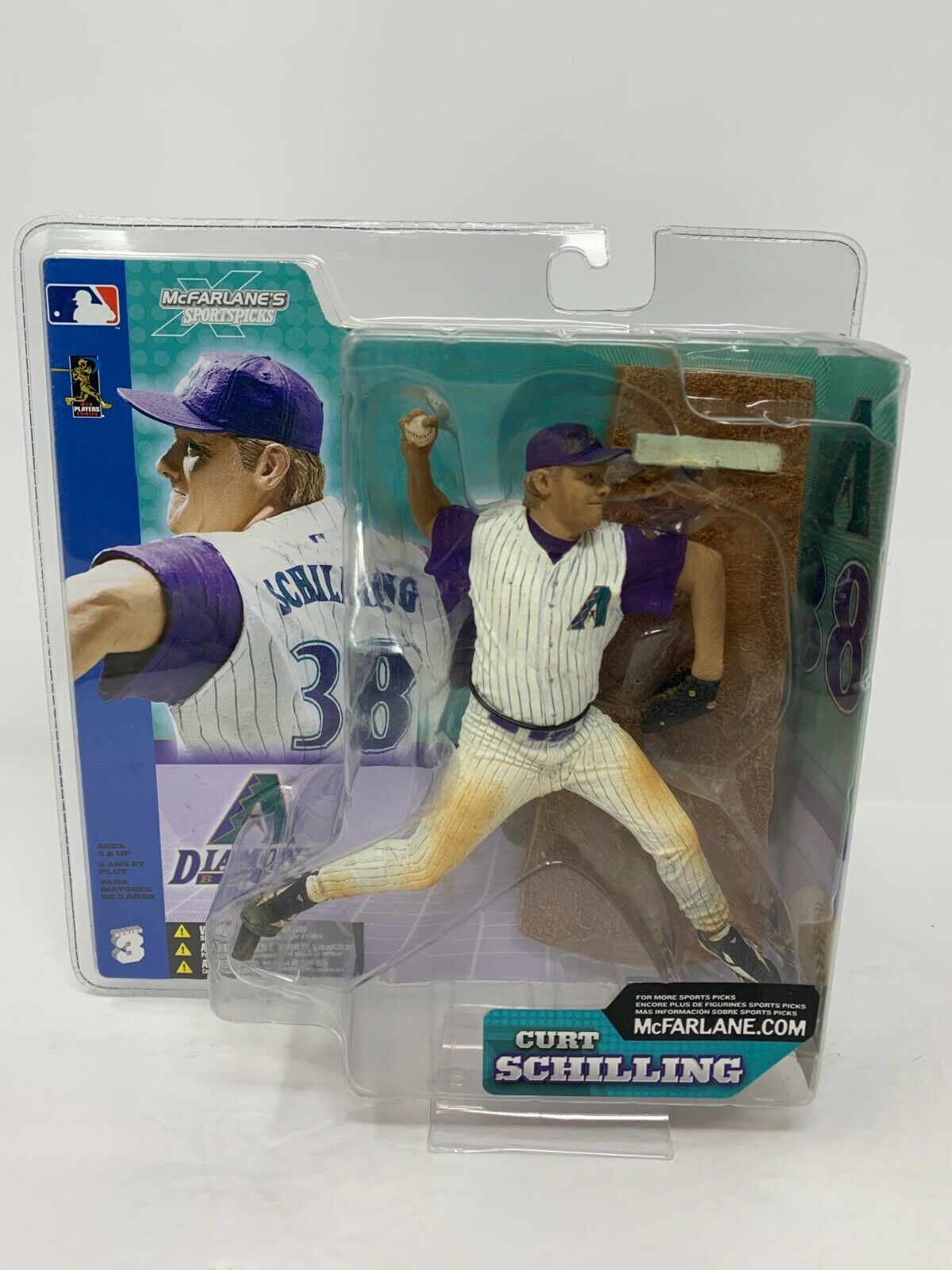 McFarlane MLB Series 3 Curt Schilling Arizona Diamondbacks Figurine