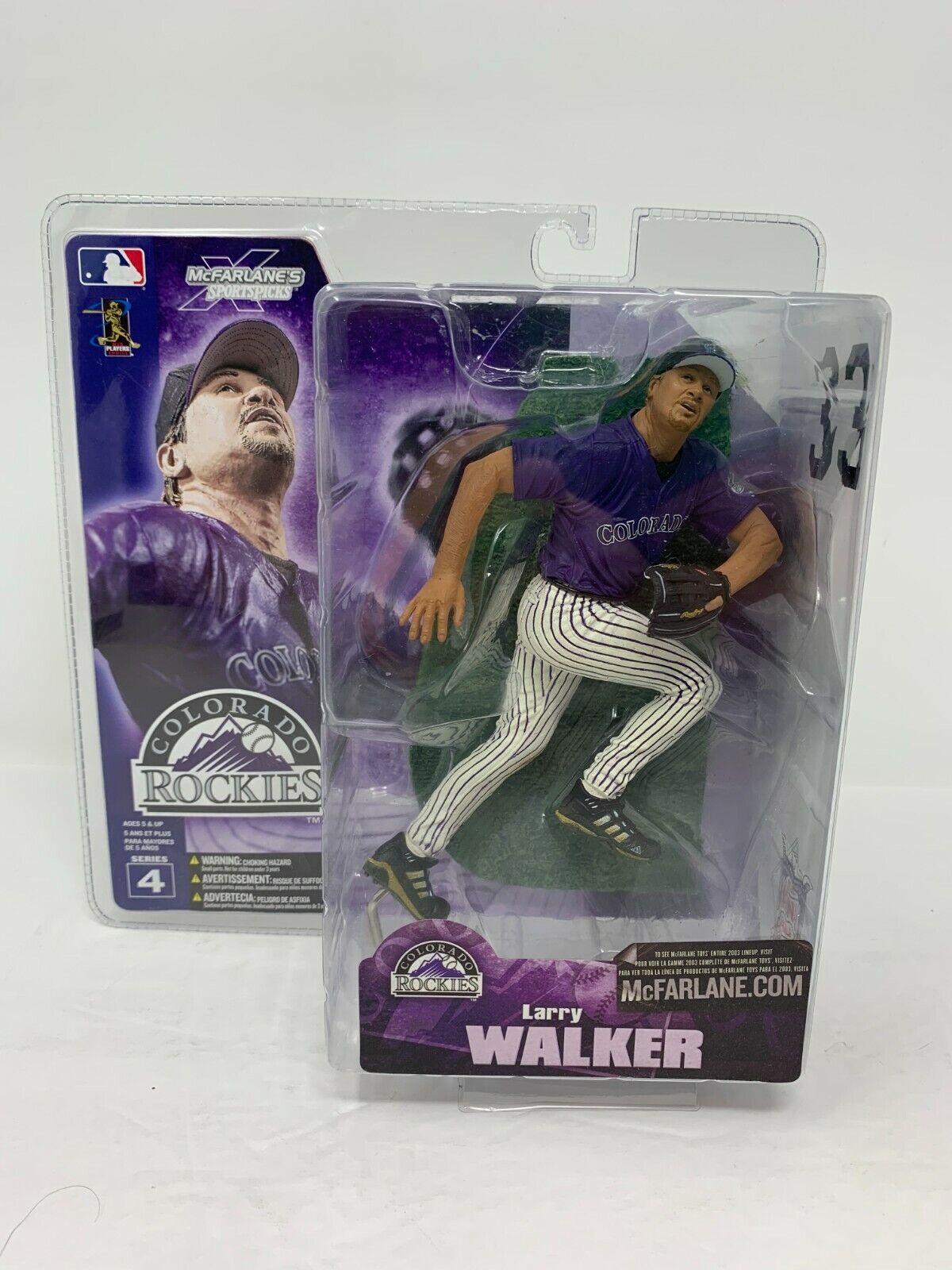 McFarlane MLB Series 4 Larry Walker Colorado Rockies Figurine