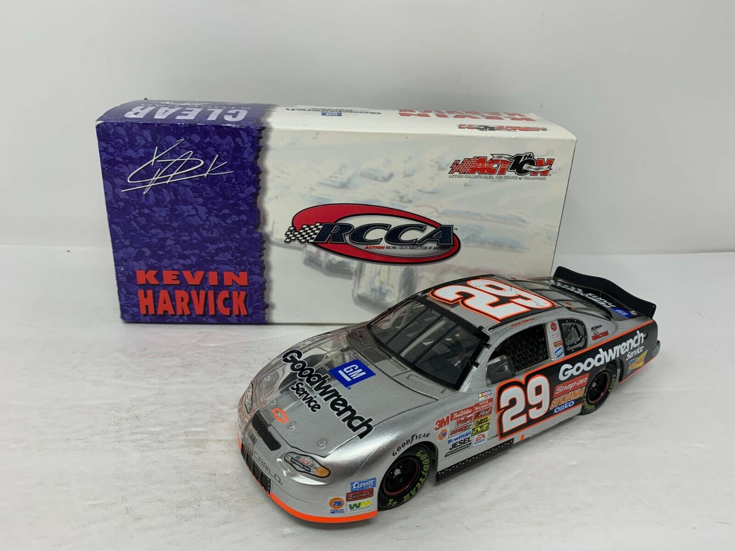 Action Nascar #29 GM Goodwrench Kevin Harvick Clear Monte Carlo 1:24 Diecast