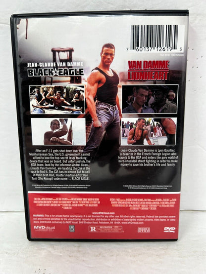 Black Eagle / Lionheart (DVD) Martial Arts Good Condition!!!