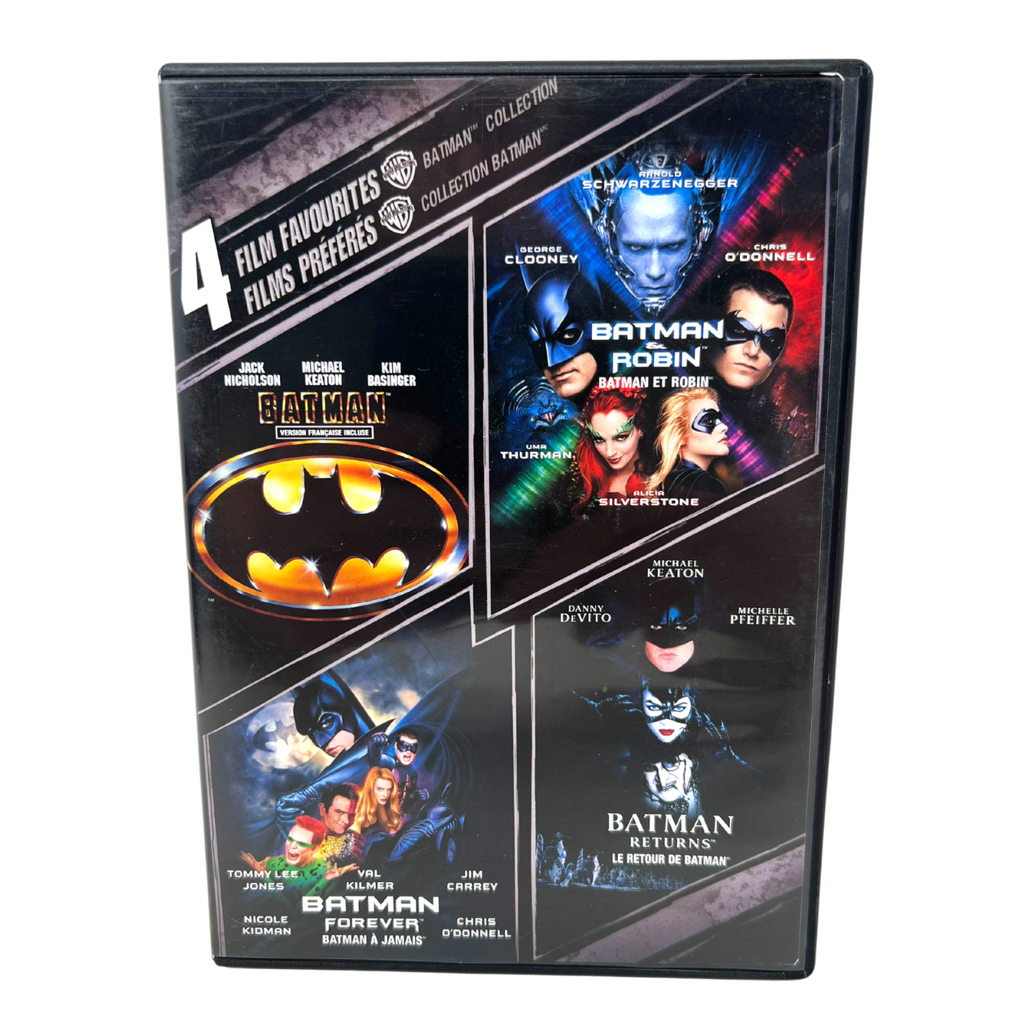 4 Film Favourites Batman Collection (DVD) DC Movie Good Condition!!!