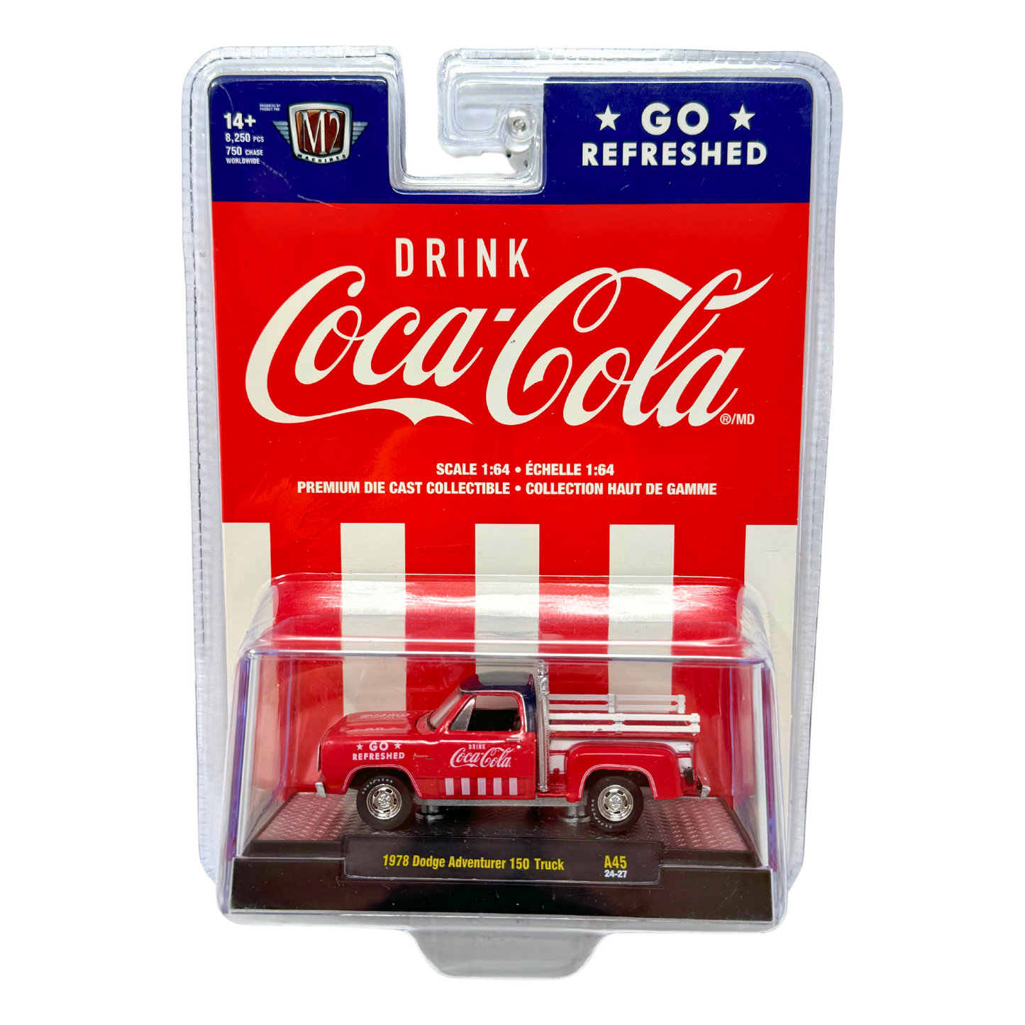 M2 Machines Coca-Cola 1978 Dodge Adventurer 150 Truck 1:64 Diecast