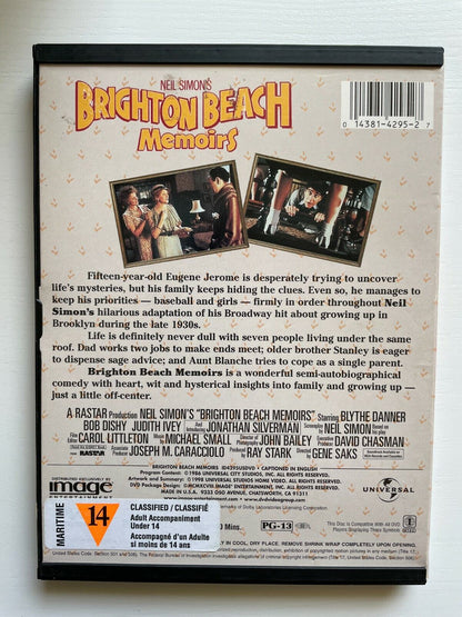 Brighton Beach Memoirs (DVD) Comedy Good Shape!!!