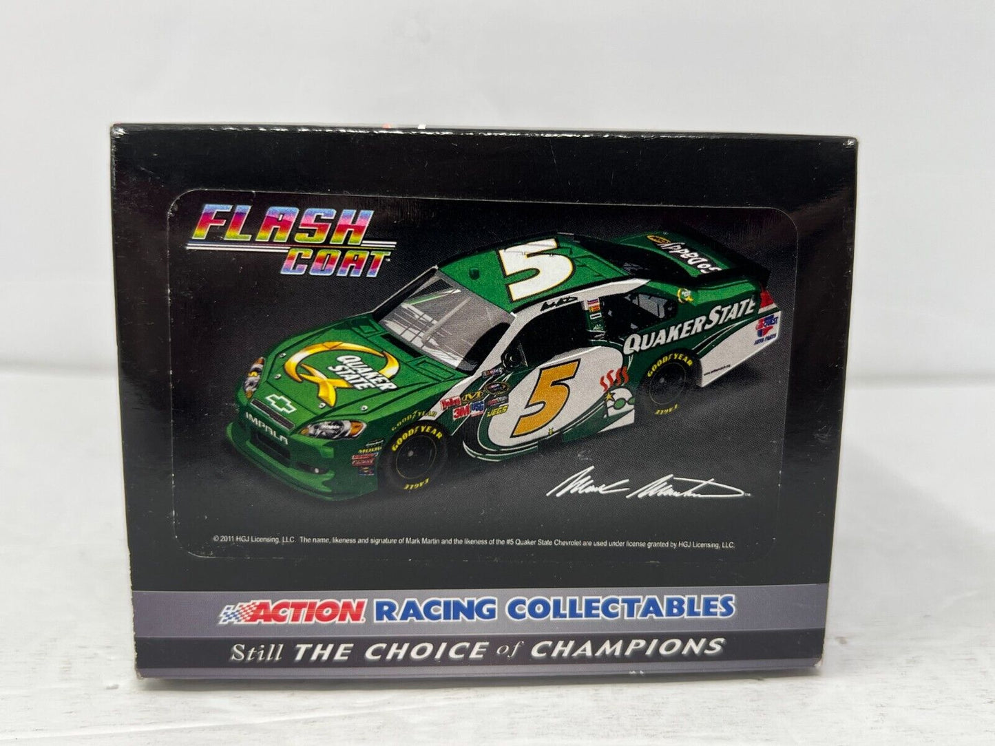 Action Nascar #5 Mark Martin Quaker State Flashcoat Color Impala 1:24 Diecast