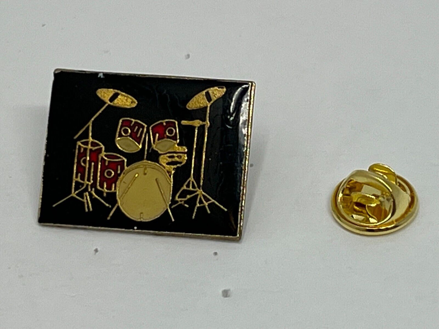 Drum Set Music Lapel Pin P1