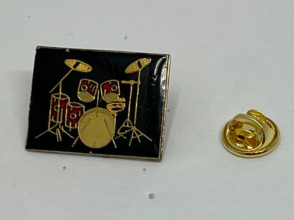 Drum Set Music Lapel Pin P1