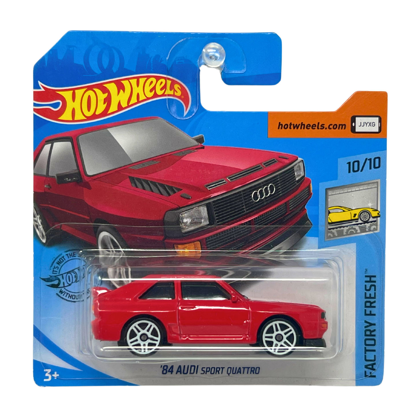 Hot Wheels Factory Fresh 1984 Audi Sport Quattro 1:64 Diecast Short Card